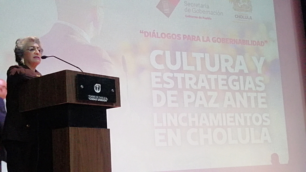 Foro “Diálogos para la Gobernabilidad: Cultura y Estrategias de Paz ante Linchamientos en Cholula”