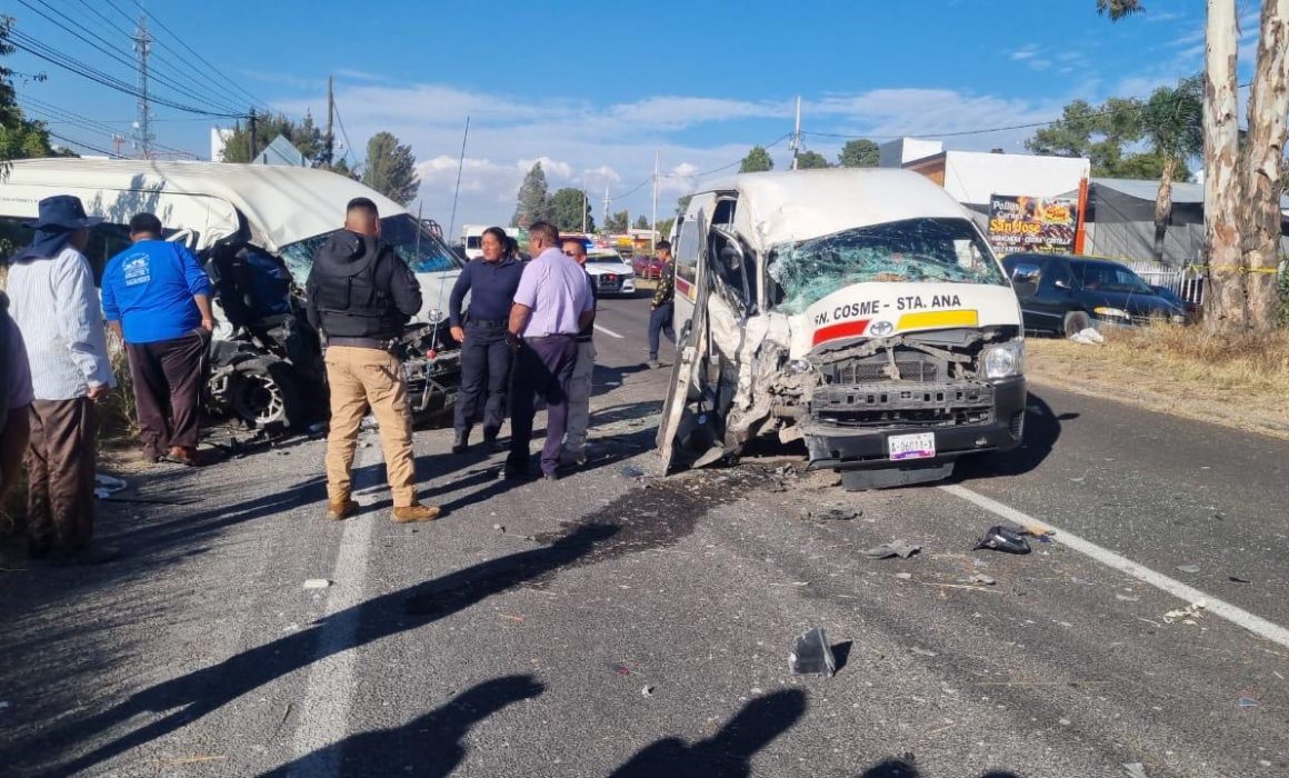 Grave accidente en Vía Corta Santa Ana-Puebla deja 4 heridos