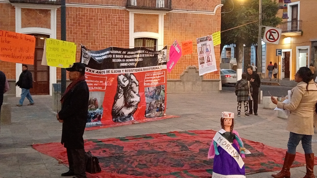Exige MBMT destitución de Homero Meneses en Palacio de Gobierno