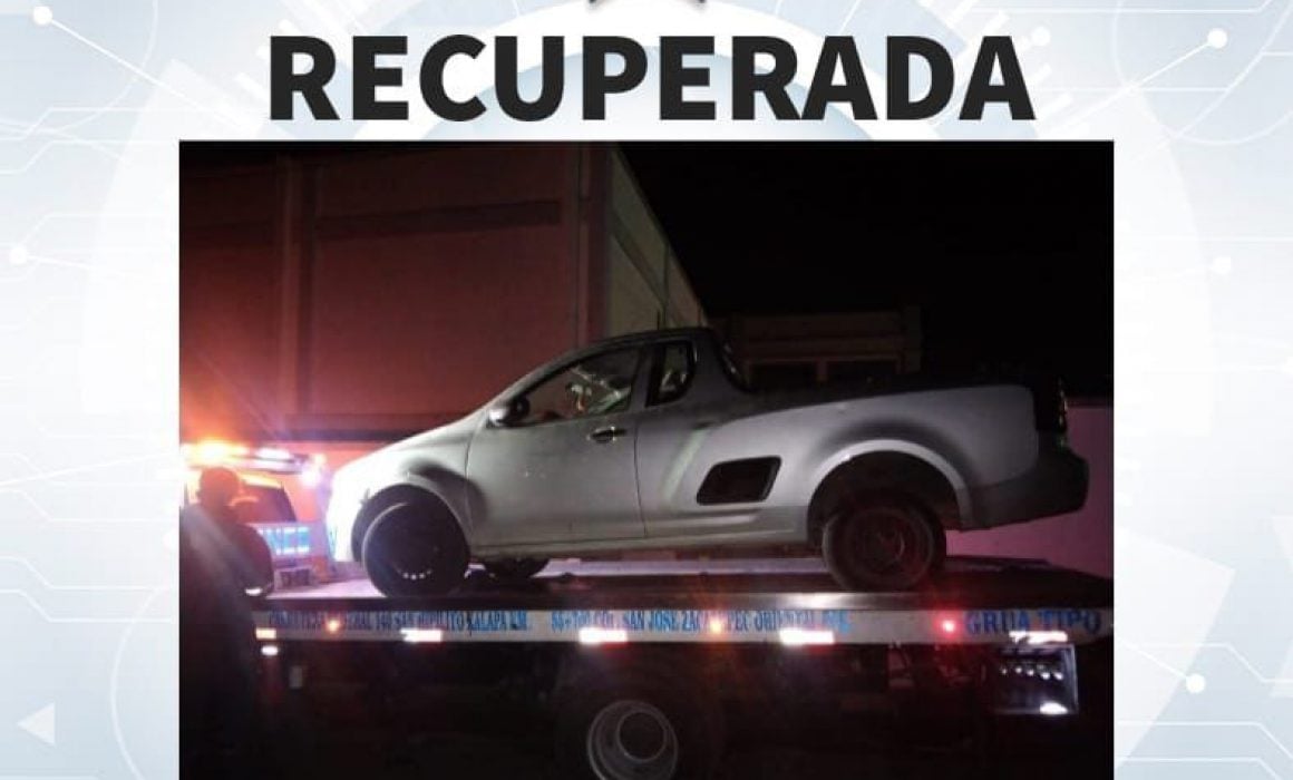 Localiza policía de Huamantla vehículo con reporte de robo