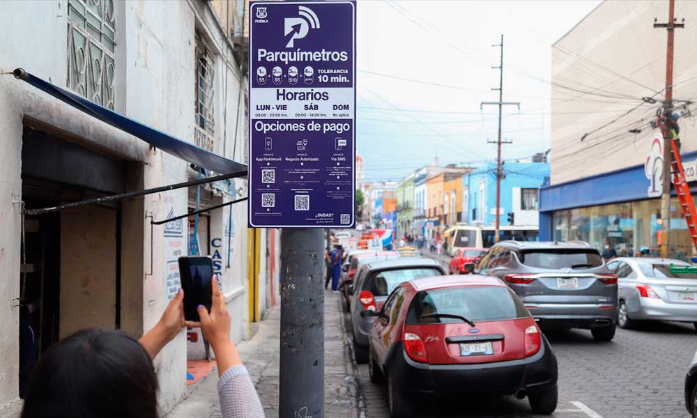  Adán Domínguez descarta ampliar parquímetros a otras zonas de Puebla; Respeta postura de la CDH