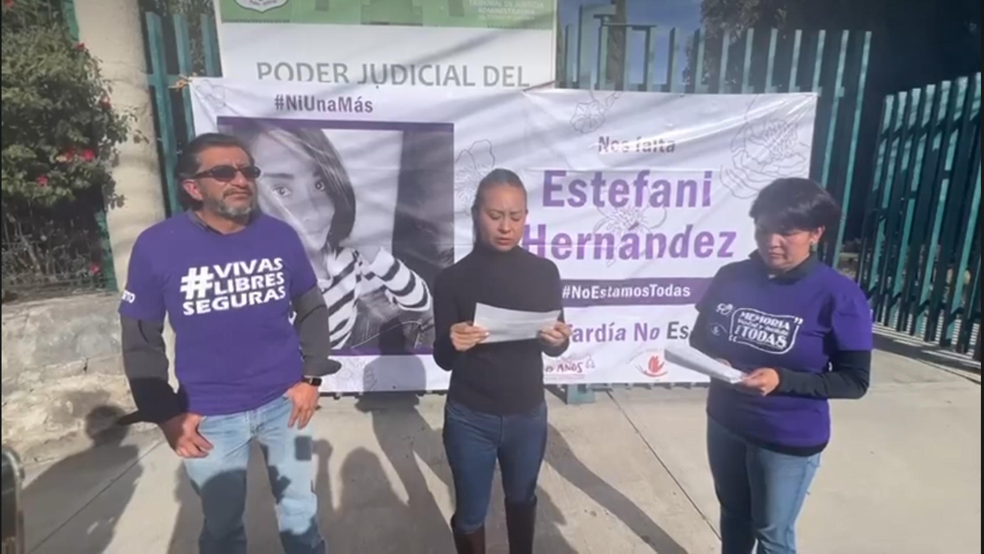 Reconocen avances en proceso de juicio de Estefani y piden transformar sistema de justicia