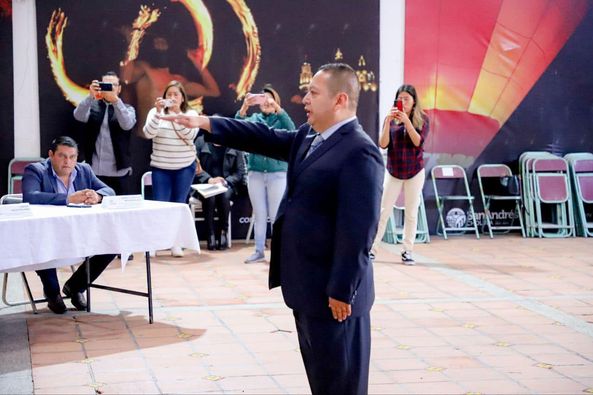 Ratifican a Luis Flores Fierros como secretario de Seguridad en San Andrés Cholula