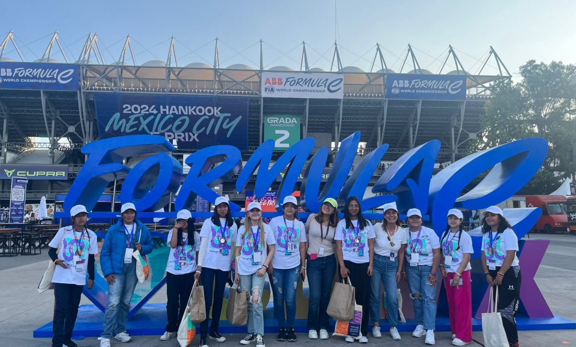 Participan alumnas de Tlaxcala en Mexico City E-Prix Formula