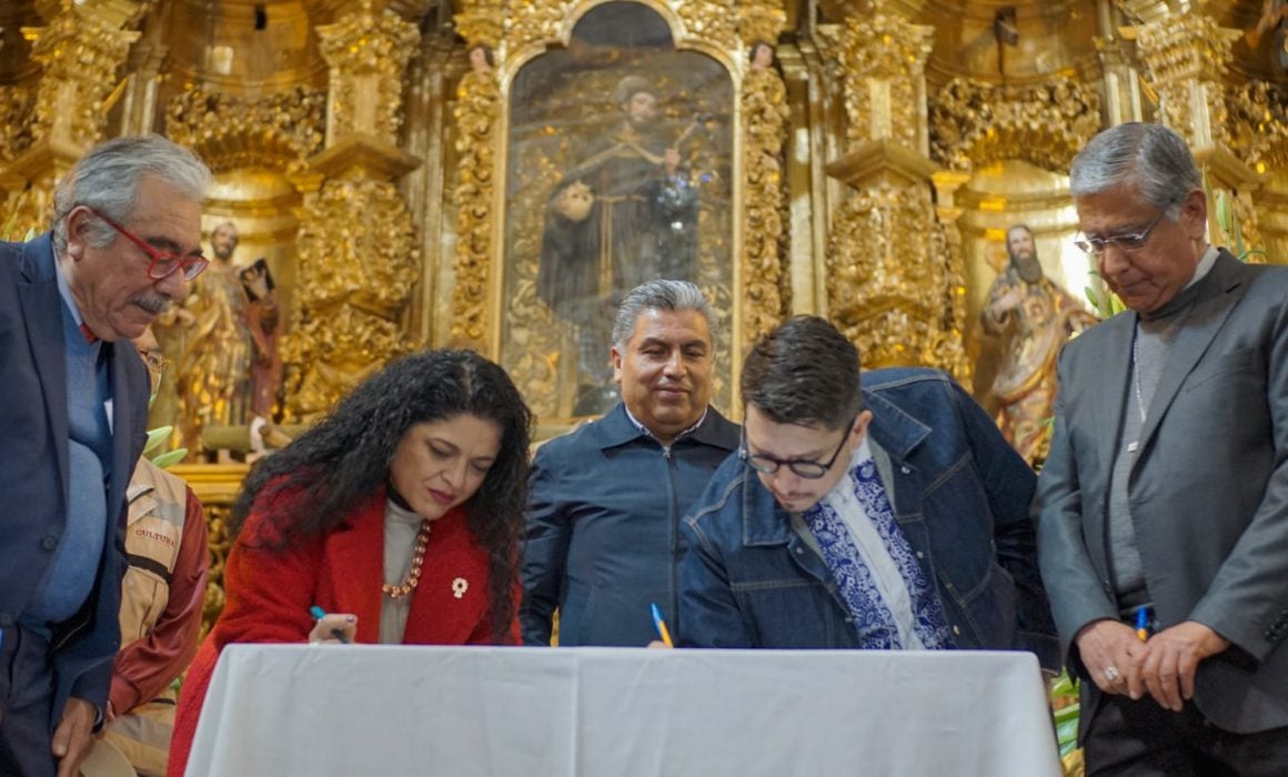 Tras 5 años concluye restauración de templo de Tepeyanco; SC entrega