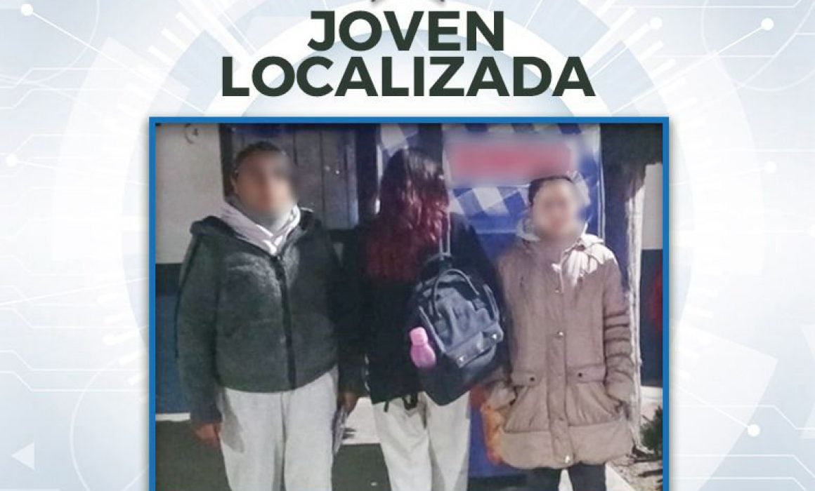 Localiza policía de Huamantla a joven extraviada