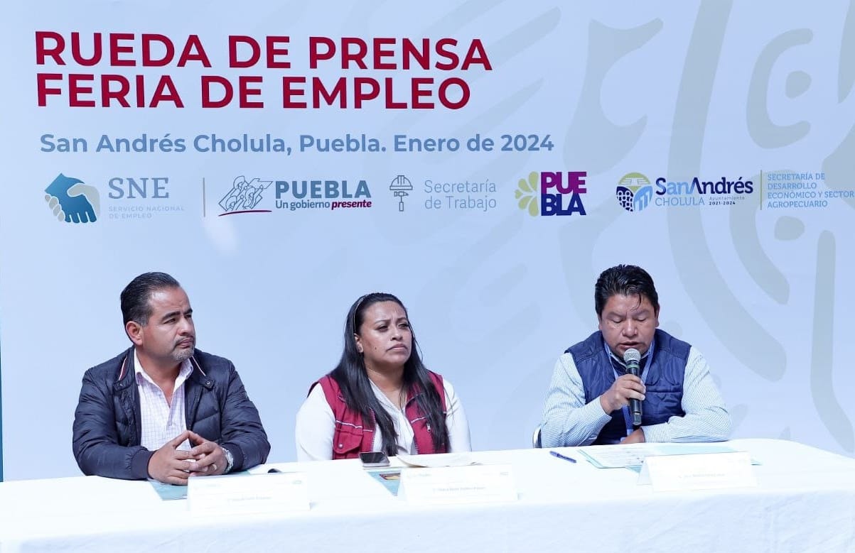 Primera Feria del Empleo 2024 en San Andrés Cholula: Más de 1,850 oportunidades laborales para la comunidad