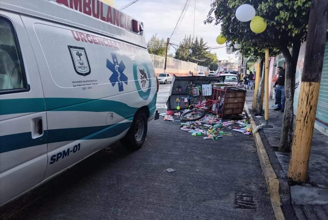 Embisten a vendedora de dulces, en San Pablo del Monte