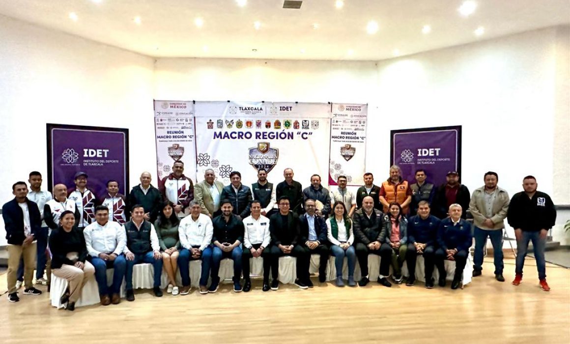 Encabeza IDET reunión de macro región C rumbo a Nacionales Conade 2024