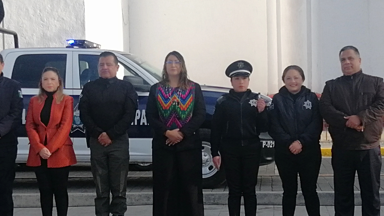 Inicia 2024 con más seguridad: Paola Angon refuerza a la SSC Cholula con 18 nuevas patrullas y uniformes