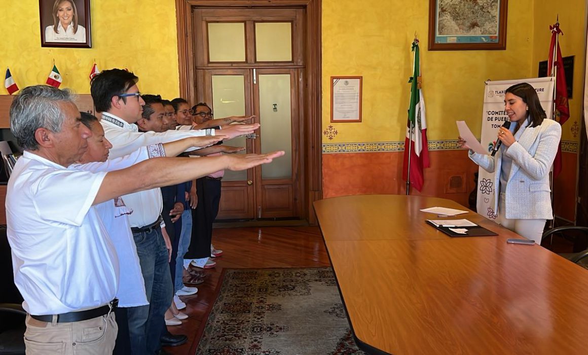 Tomó Secture protesta al Comité Ciudadano del Pueblo Mágico de Ixtenco