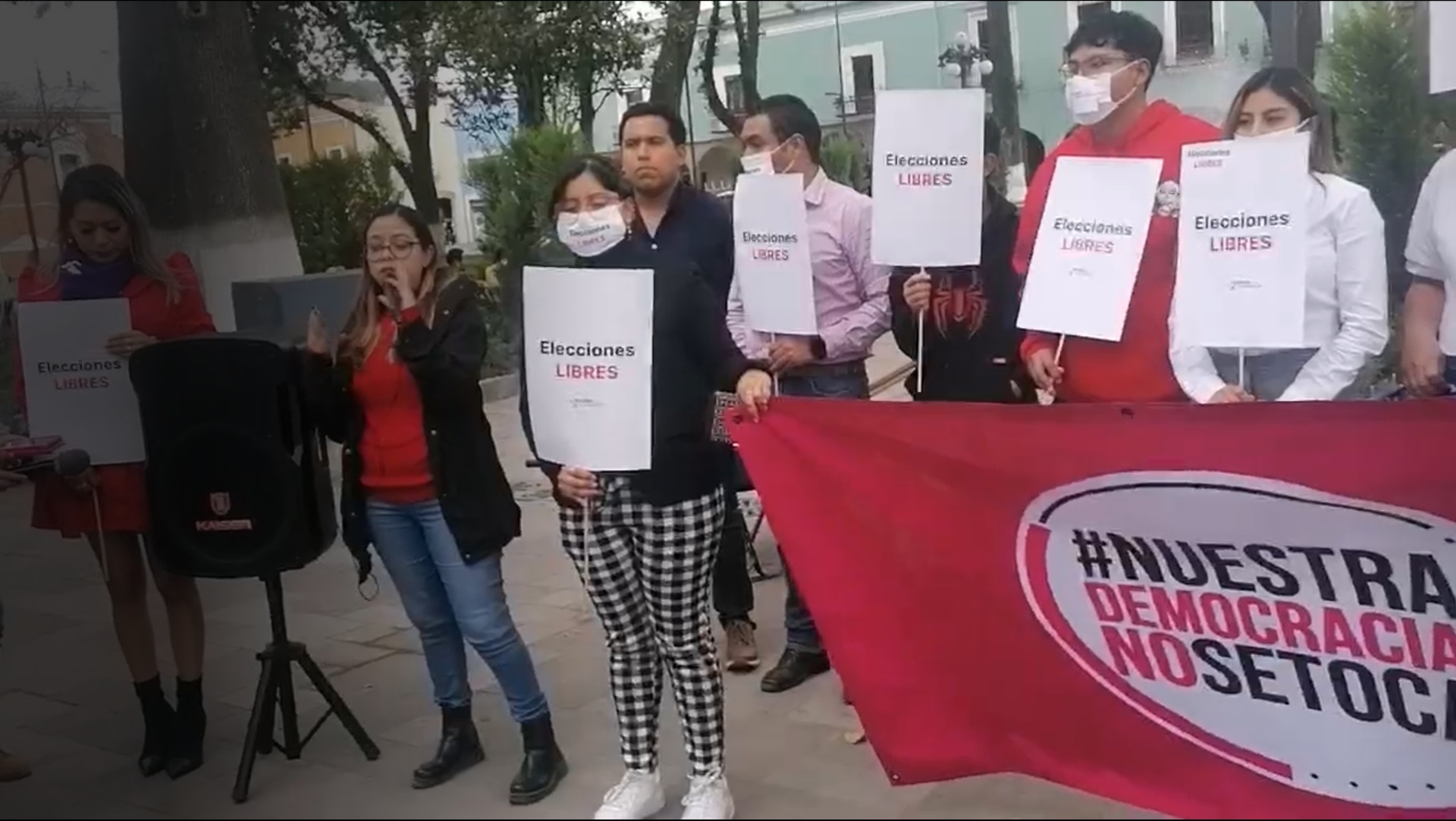 Marcharán "Jóvenes X la democracia" en Tlaxcala el próximo domingo