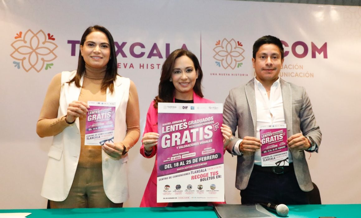 Invita Sedif a macro jornada de lentes gratuitos en Tlaxcala