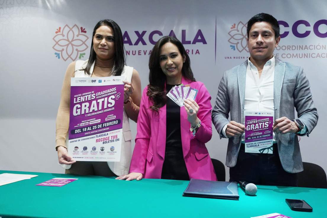 Ceguera principal discapacidad en Tlaxcala; alistan macrojornada de lentes gratuitos