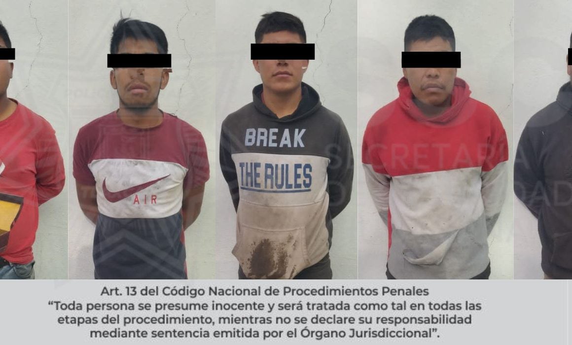 Detiene SSC a 5 hombres por incurrir en delitos ambientales