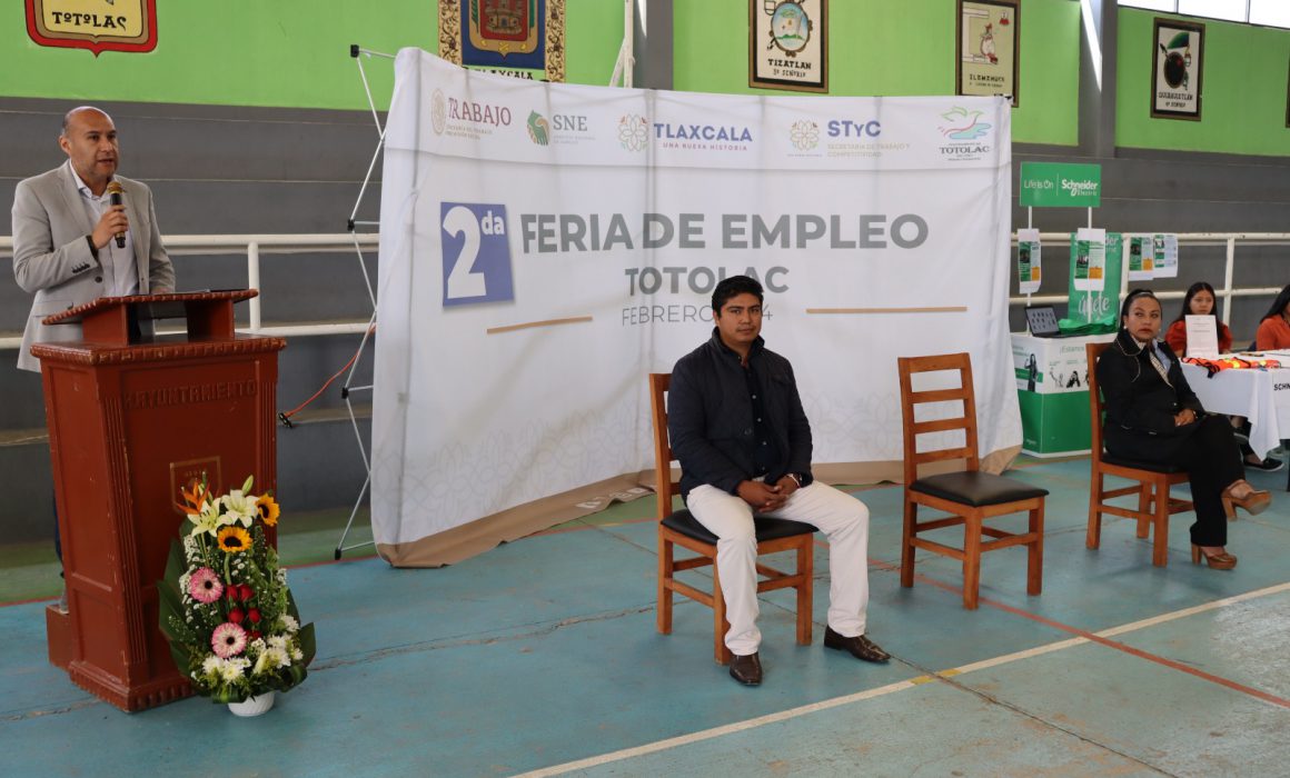 Lleva a cabo STYC segunda Feria de Empleo en Totolac