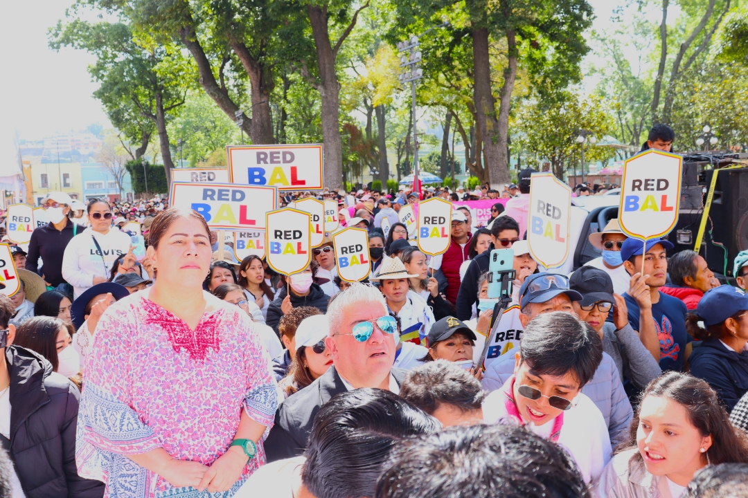 Exige RED - BAL respeto a las instituciones durante Marcha por la Democracia