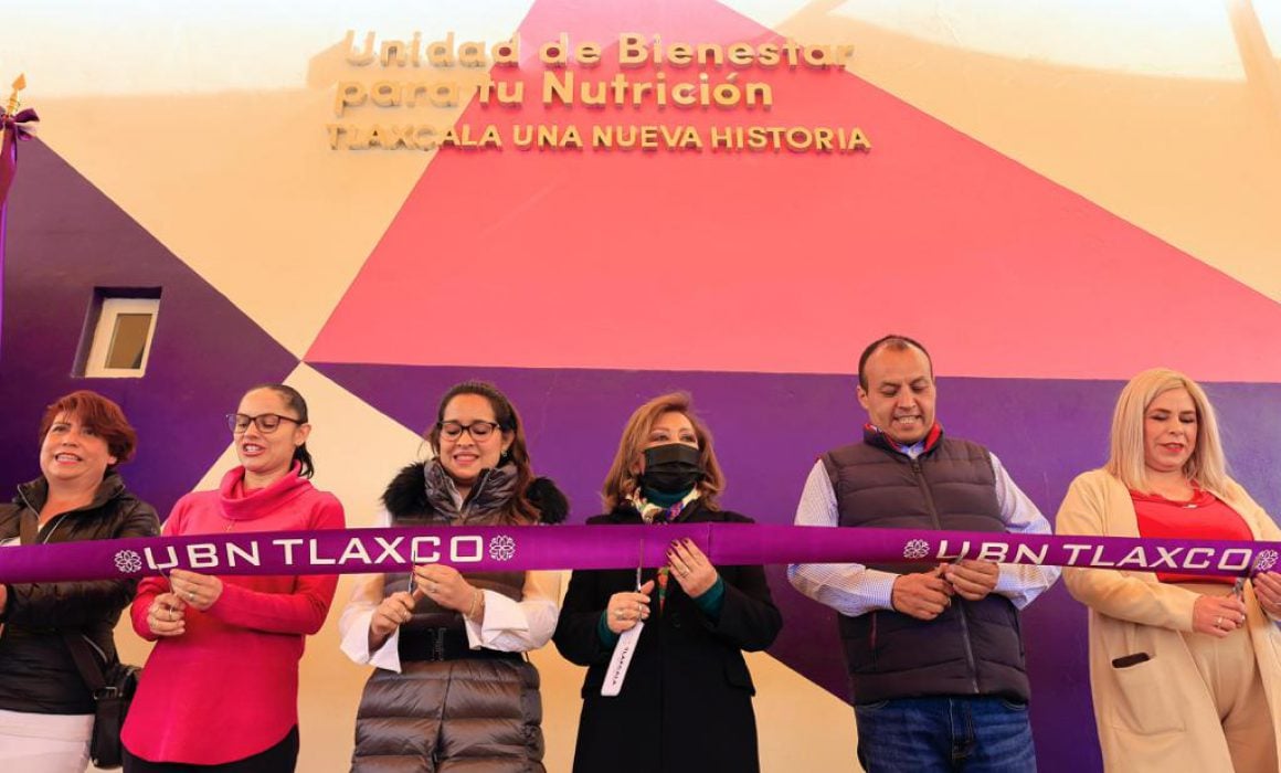 Inaugura Lorena Cuéllar unidad de bienestar para tu nutrición en Tlaxco
