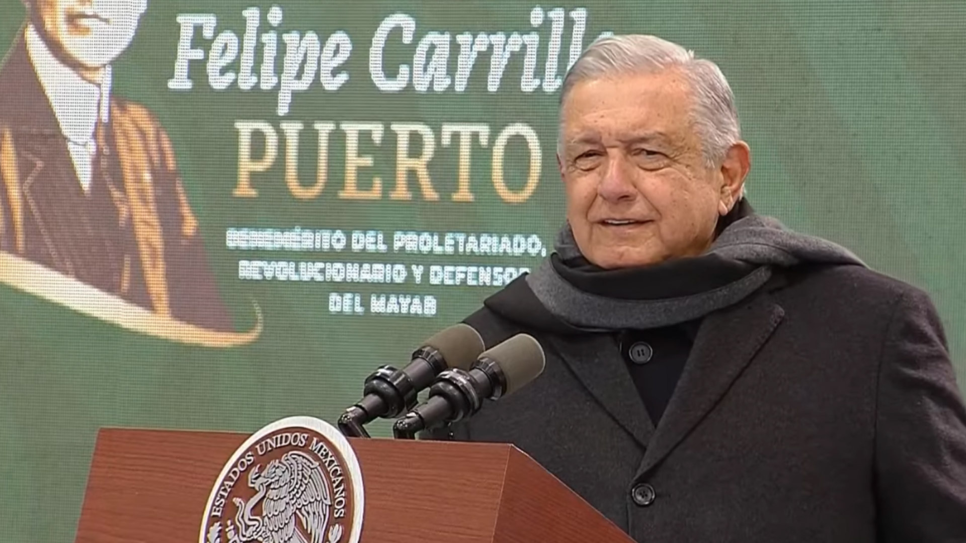 La Marcha por la Democracia “es como el mundo al revés”, dice AMLO