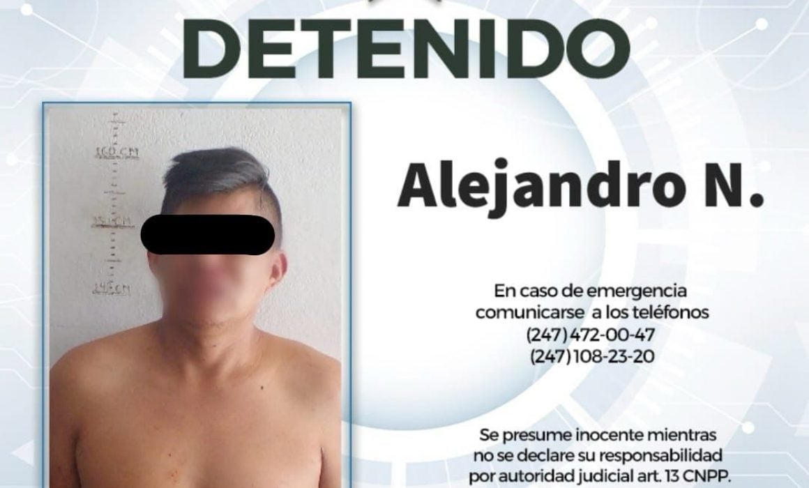 Arresta policía de Huamantla a presunto ladrón en el mercado municipal