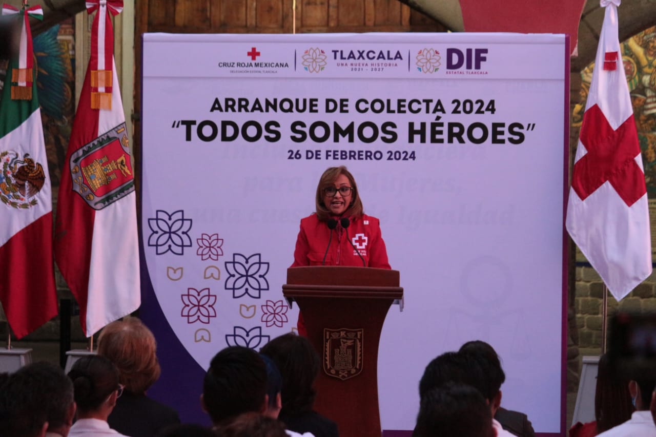 Todos a cooperar: colecta anual de la Cruz Roja inicia en Tlaxcala 