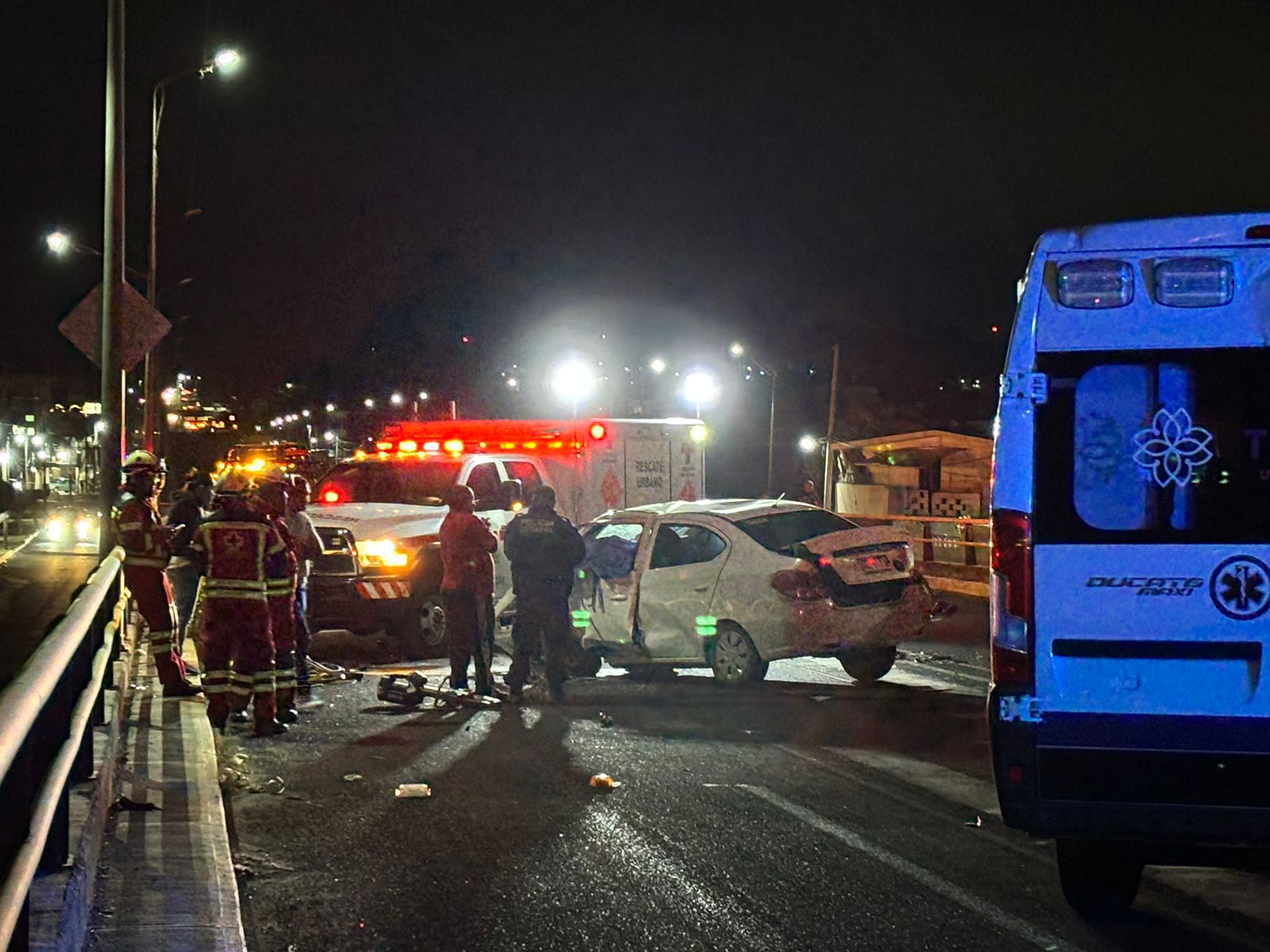 Fatal accidente en Zacatelco: Un muerto y cinco heridos