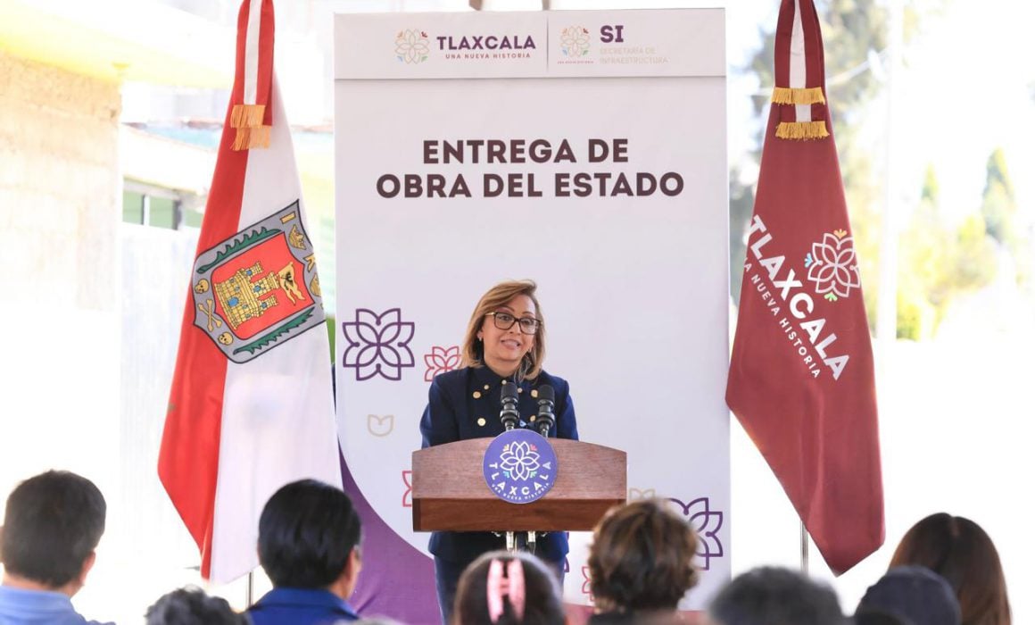 Entrega Lorena Cuéllar obras viales a 3 municipios