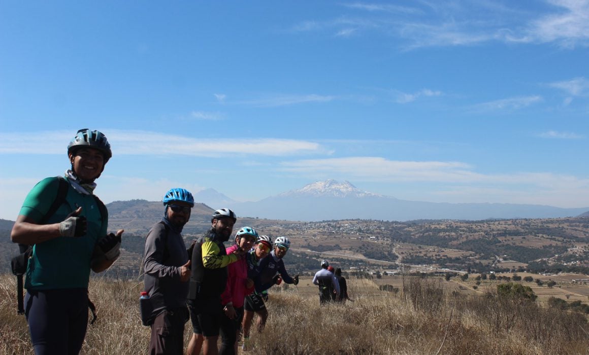 Biciteando por Tlaxcala abre actividad en la Hoyanca de Sanctórum