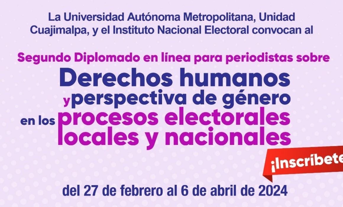 Extiende invitación UPET a Diplomado sobre DH organizado por INE y UAM