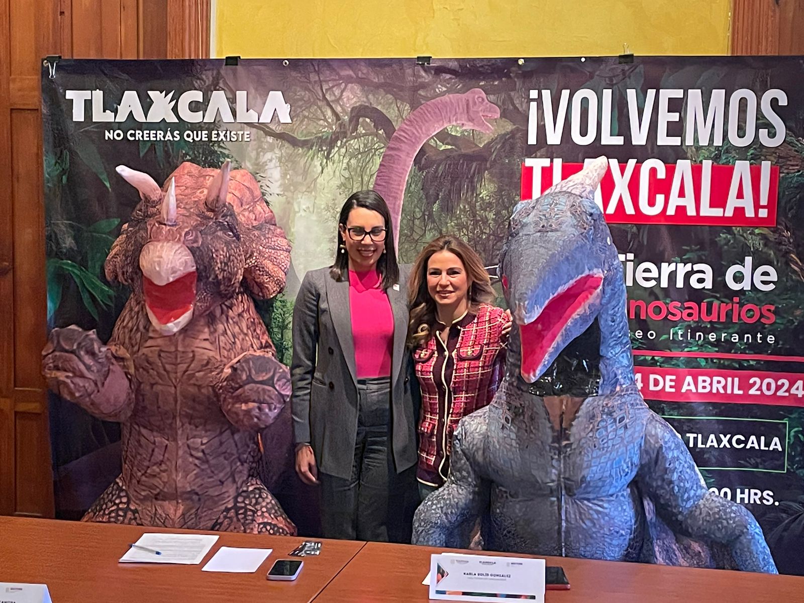 Regresa a Tlaxcala el Museo "Tierra de Dinosaurios"