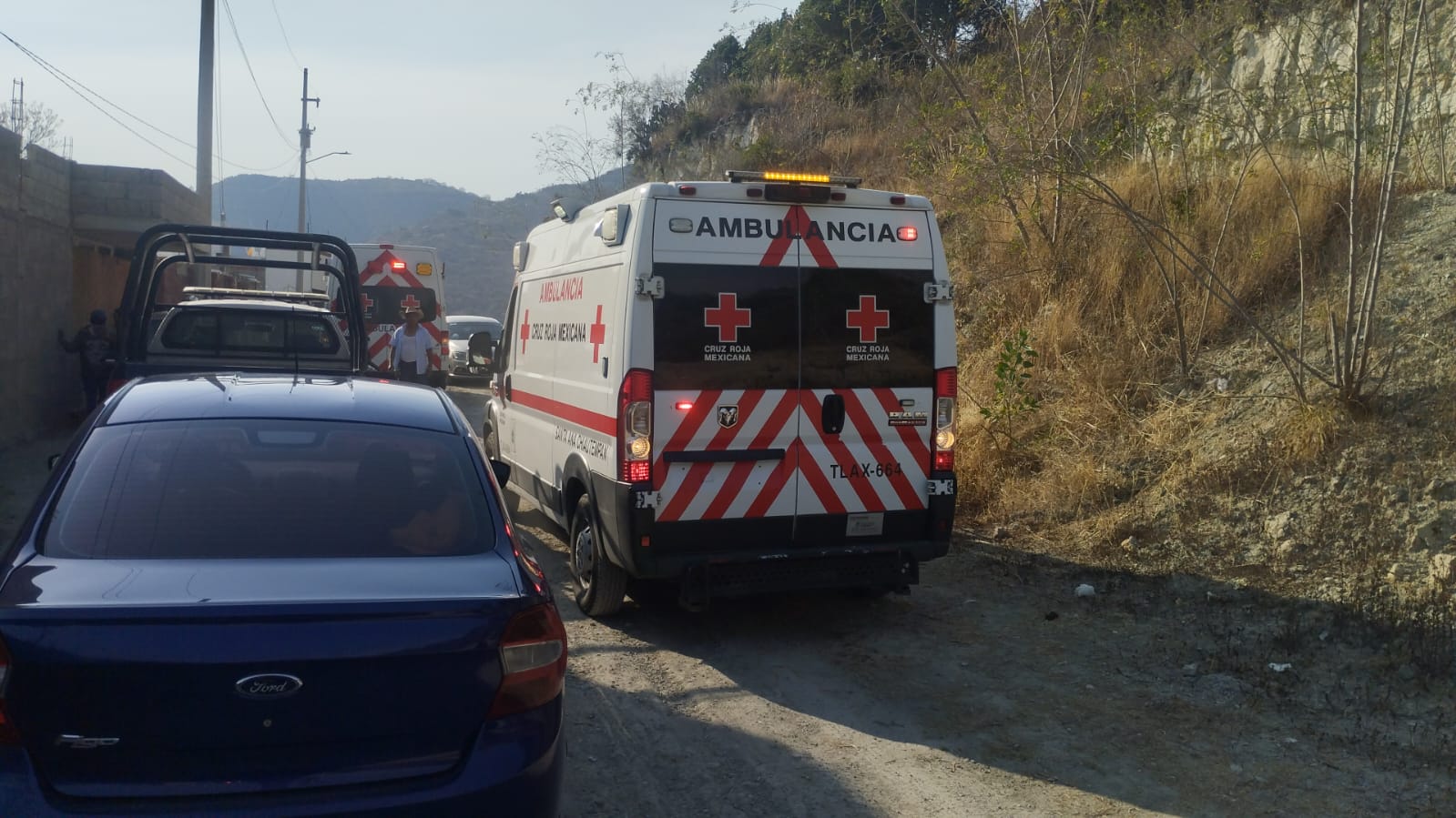 Tragedia en Tizatlán: Padre muere tras caída de andamio en obra de albañilería