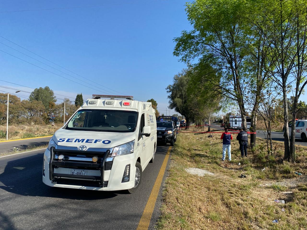 Encuentran cuerpo sin vida en la carretera Vía Corta entre Papalotla y Mazatecochco