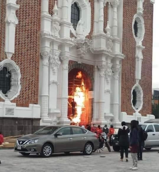 Tras incendio por corto circuito, Iglesia de San José permanece en calma