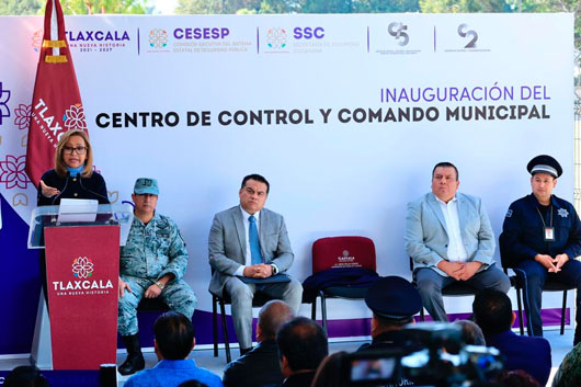 Inauguran C2 de Papalotla; combatirá violencia doméstica y robo de autos