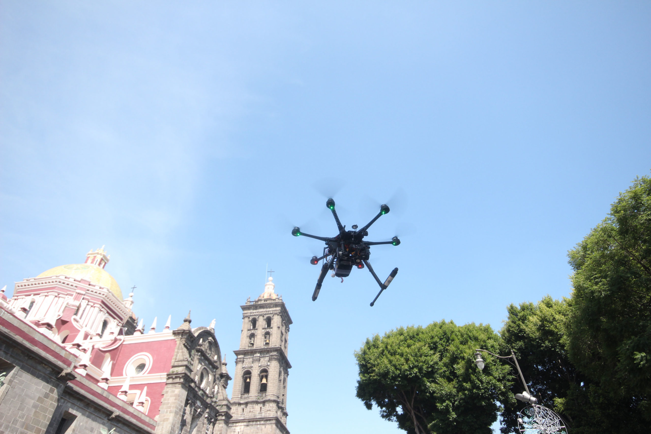 Reforzarán Seguridad en Puebla con nuevas cámaras de videovigilancia y drones