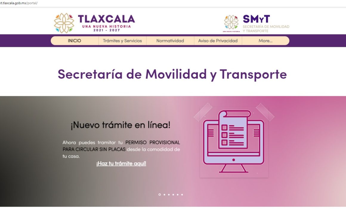 Habilita SMYT trámite en línea del permiso provisional circular sin placa