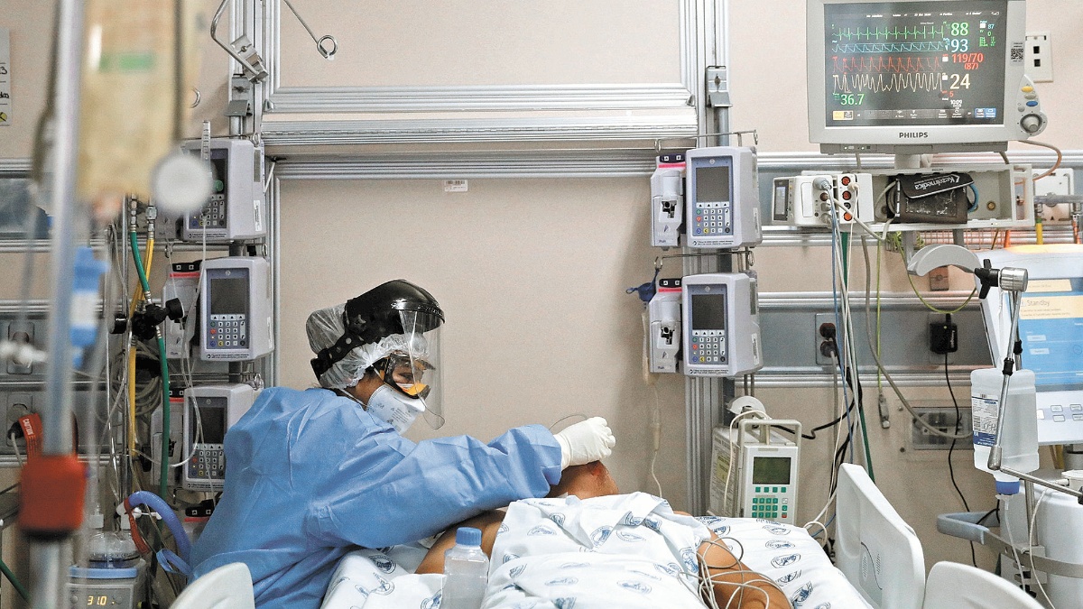 16 hospitales tienen más del 50% de ocupación de internados por Covid-19 e influenza