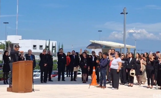 Desde Puebla, magistrados se manifiestan contra reformas al Poder Judicial