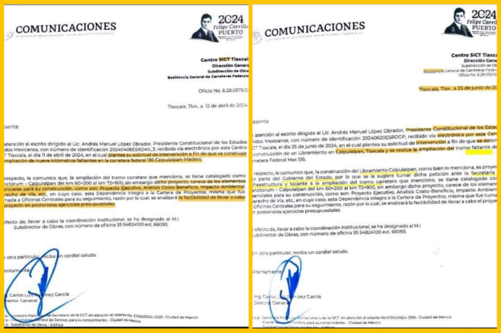 Lorena Miente, señalan pobladores contra Libramiento Calpulalpan