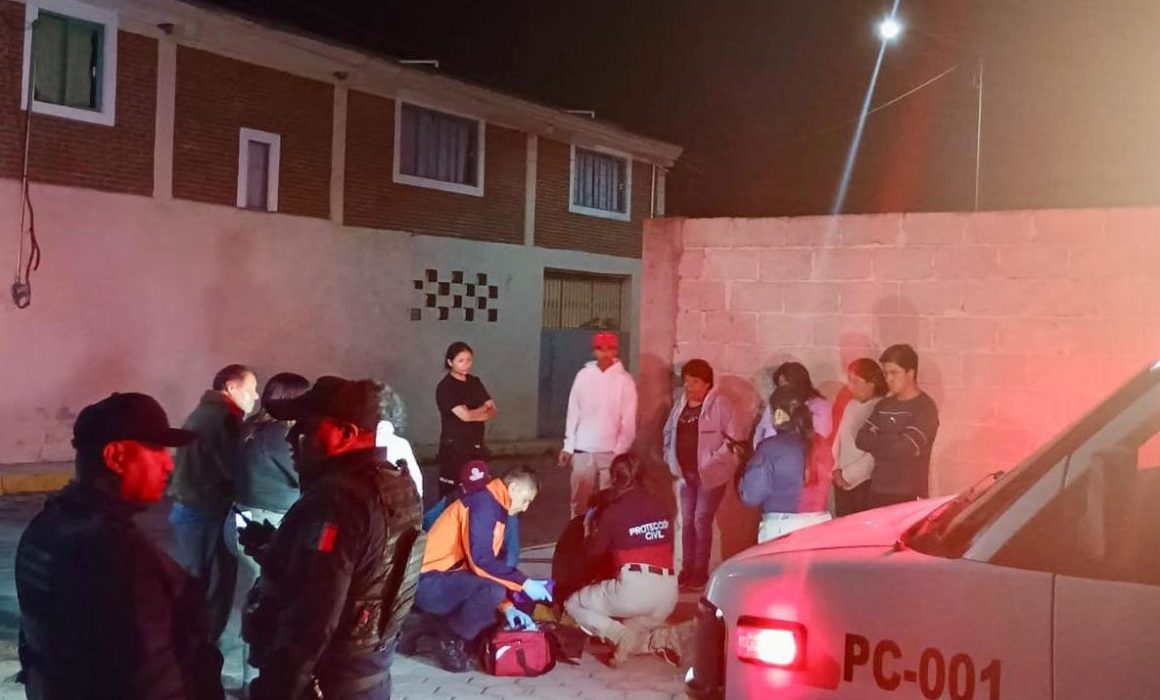 Policía de Huamantla interviene para disipar riña en la vía pública