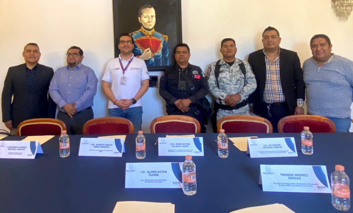 Ayuntamiento de Apetatitlán refuerza estrategias de seguridad