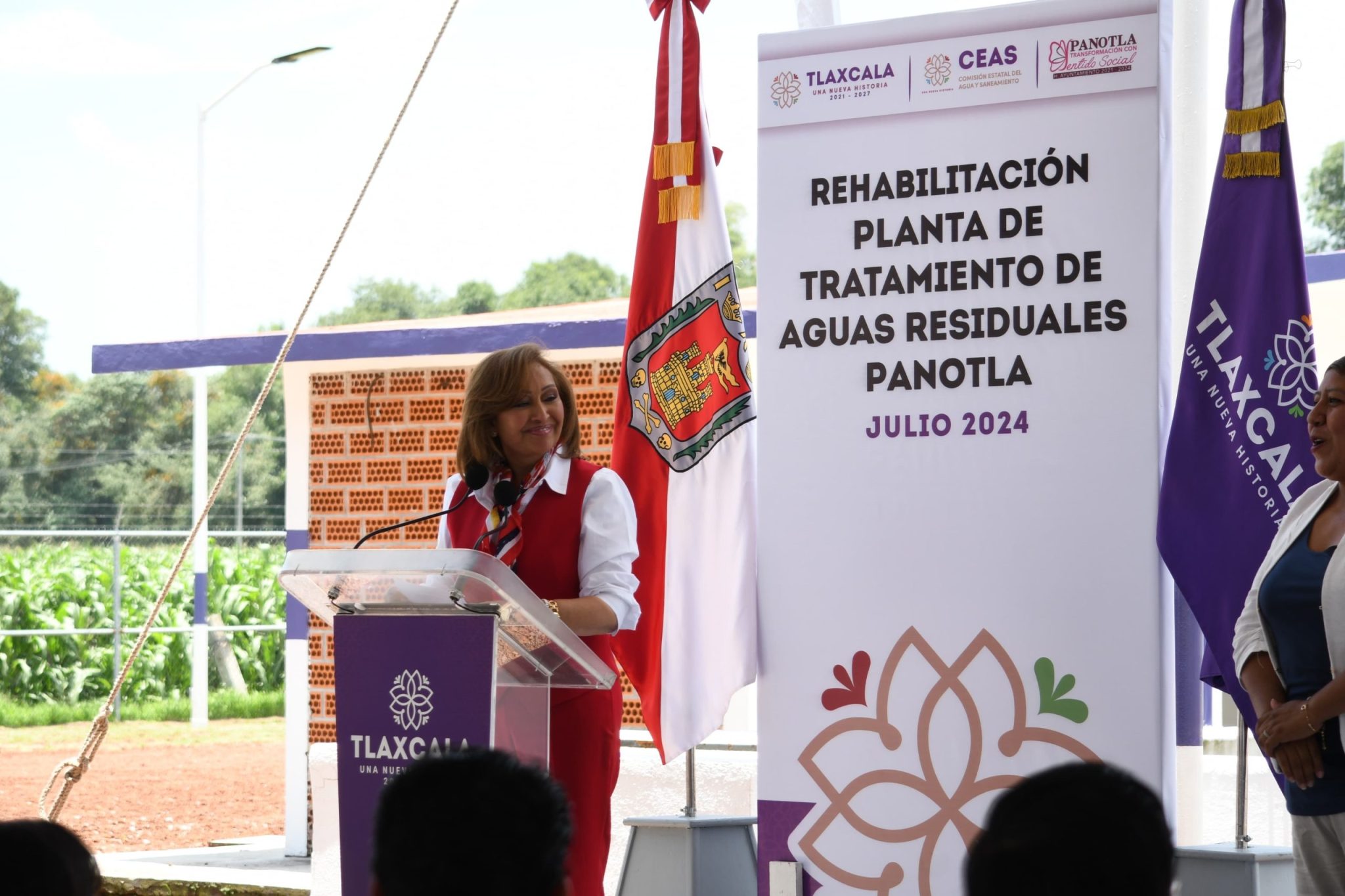 Cuentan 60% de tlaxcaltecas con agua certificada; inauguran planta en Panotla