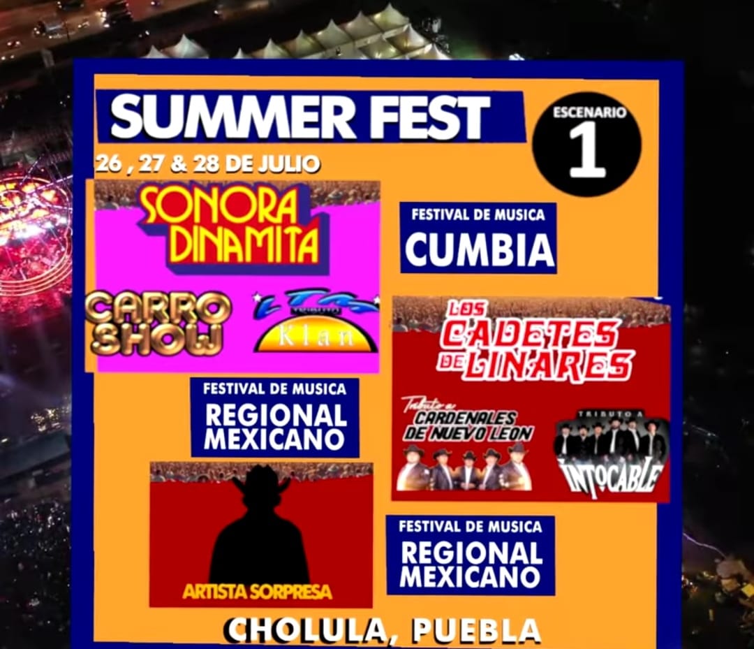 Gobierno de San Pedro Cholula se deslinda del evento “Summer Fest”