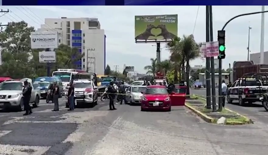 Un herido deja asalto frente a centro comercial Cruz del Sur en Cuautlancingo