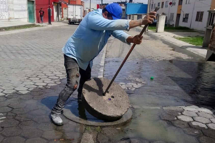 En Huamantla pide CAPAMH no tirar desechos para no afectar el funcionamiento del drenaje