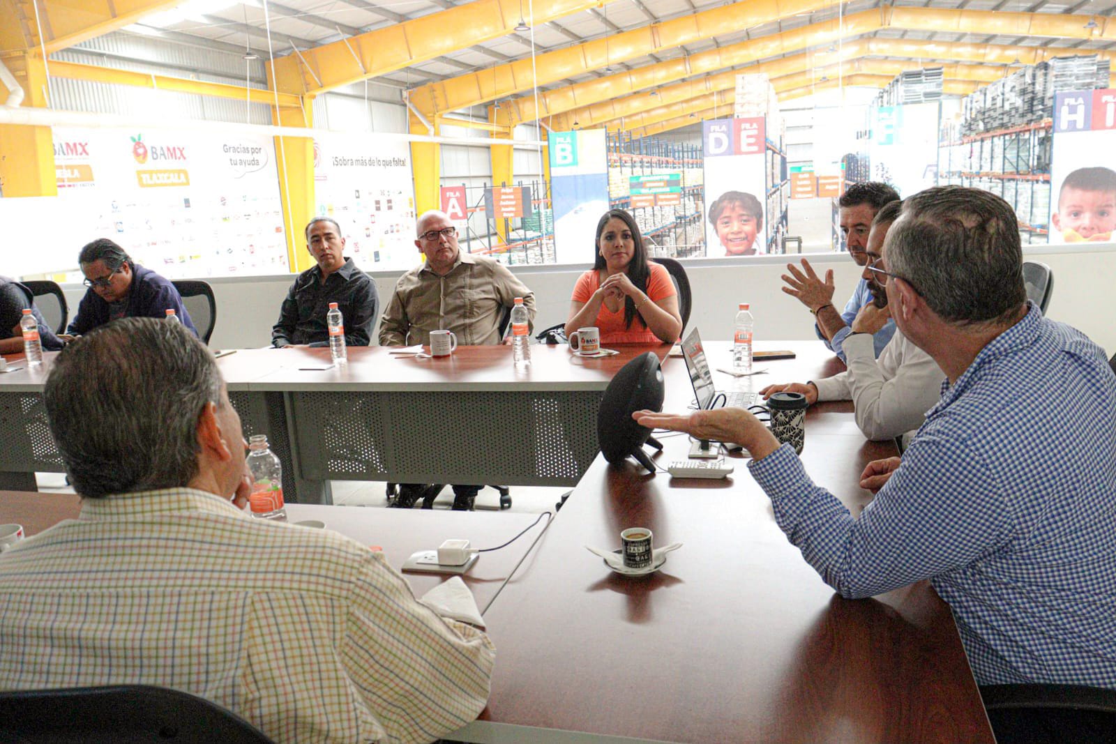Tonatzin Fernández visita el Banco de Alimentos de Puebla