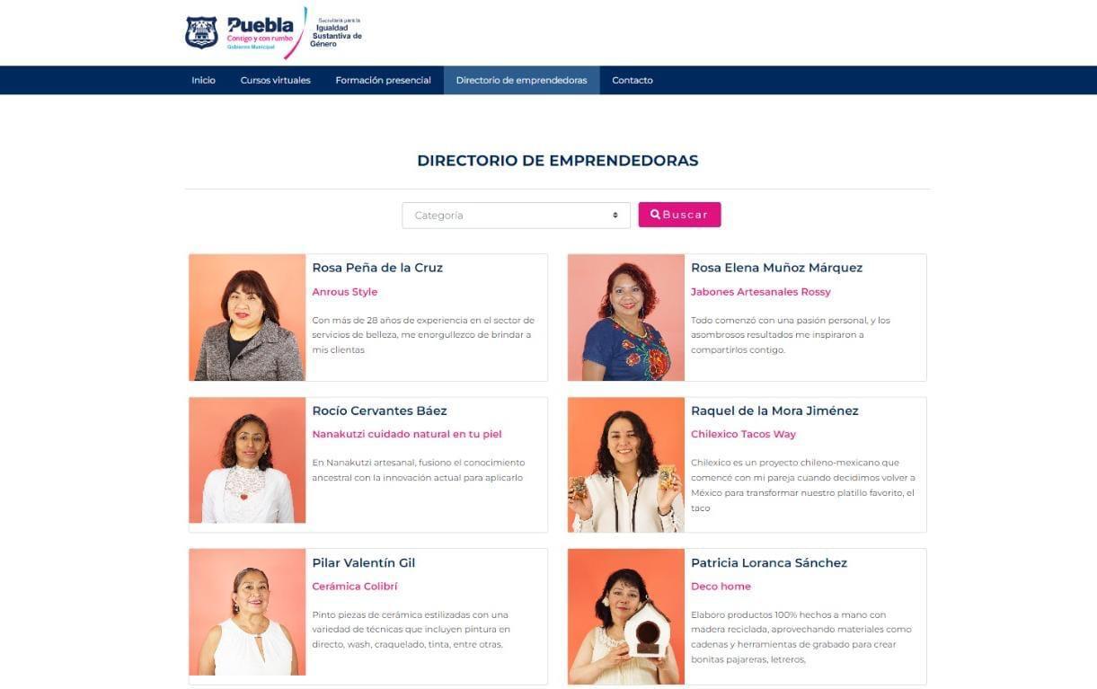 Ayuntamiento de Puebla lanza Directorio de Emprendedoras para impulsar negocios locales