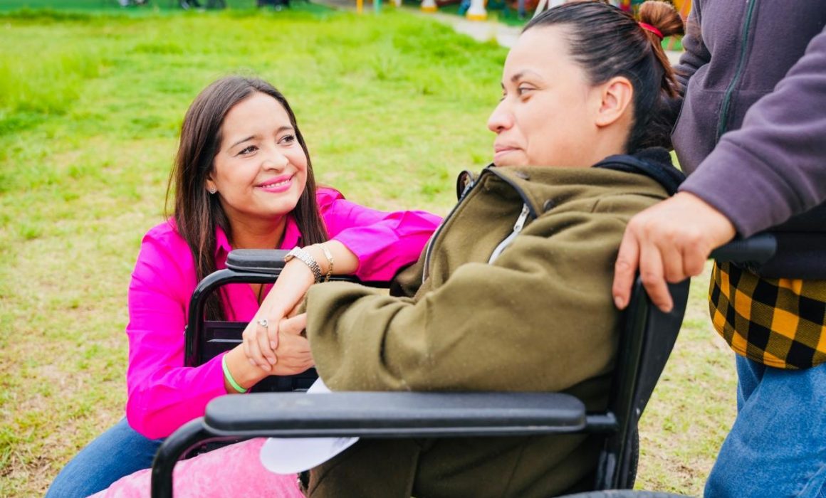 Inaugura Fernanda Espinosa primer parque inclusivo en Huamantla