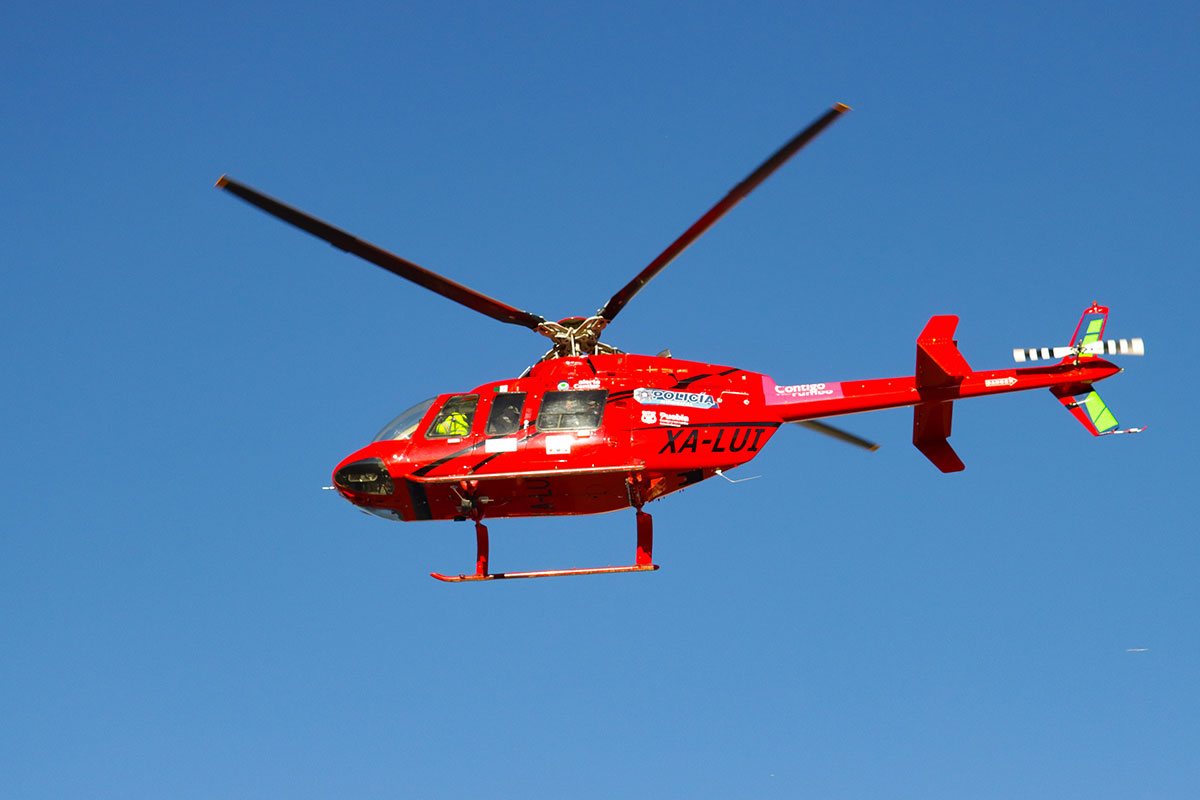 El helicóptero "Arcángel" deja de operar antes de lo previsto en Puebla