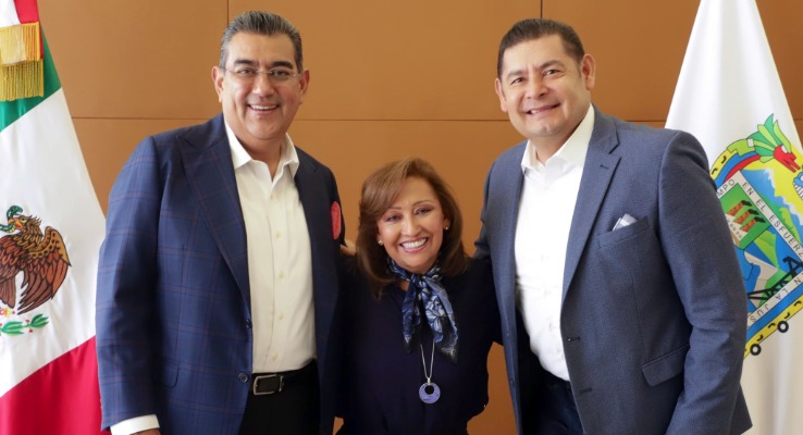 Céspedes y Armenta se reúnen con gobernadoras de Tlaxcala y Morelos